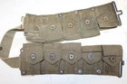 US Military Issue WW2 Era M1 Garand 30-06 Enbloc Clip Canvas Belt Pouch A37