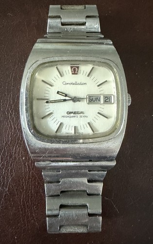 Omega Constellation Watch Megaquartz 196.0016 Runs