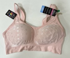 NWT BALI Comfort Bra Style DF3488- Cool Comfort Fabric Pink LARGE 48 NEW