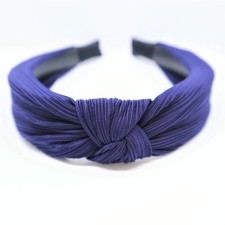 Navy Blue Knotted Headband