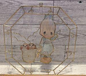 Precious Moments Enesco Capiz Shell Decor Sun Catcher Vintage
