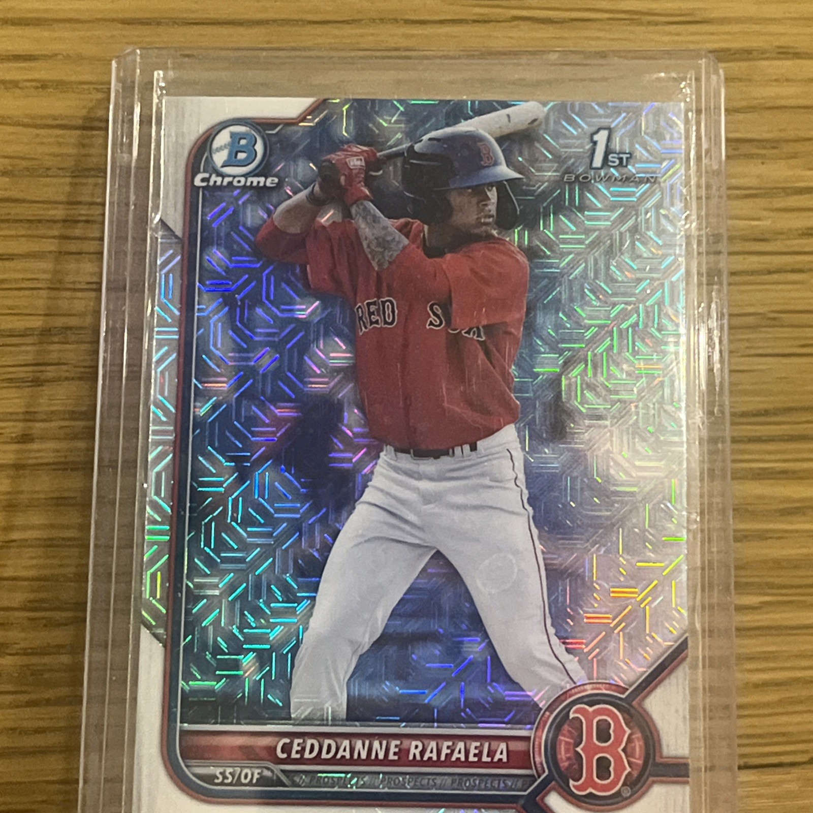 2022 Bowman - Chrome Prospects Ceddanne Rafaela #BCP-61 Mojo Refractor 1st. ⚾️🔥
