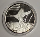 1 oz .999 Silver Round ~ Duck / Wildlife Design