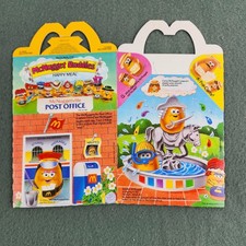 Vintage 1988 McDonald's McNugget Buddies Happy Meal Box Post Office