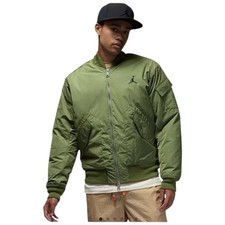 NIKE AIR JORDAN ESSENTIALS RENEGADE BOMBER JACKET OLIVA FB7316-340 Taglia S