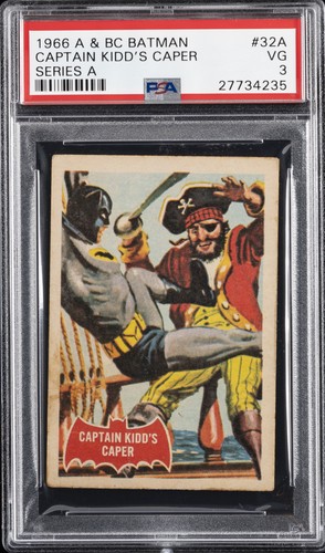 1966 A&BC Batman Red Bat #32A — PSA 3