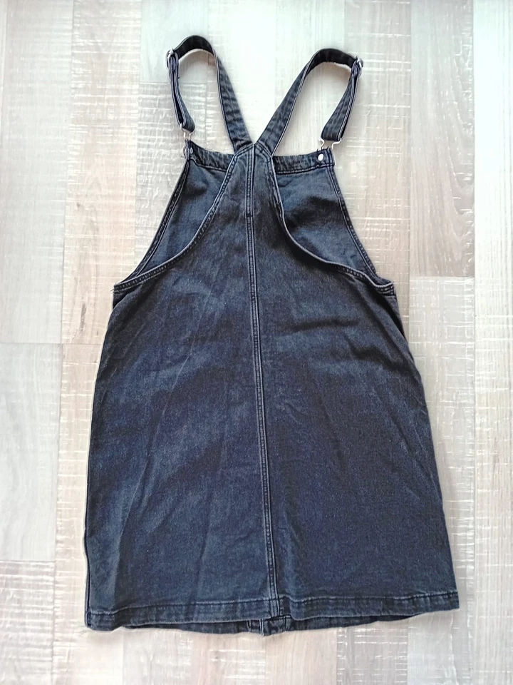 Latzjeanskleid von C&A, Gr. 164 (13-14 J.), schwarz - Bild 4 von 4