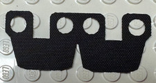Black Cloth Waist Cape / Kama For LEGO  Minif...