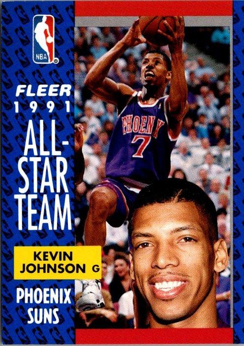 1991-92 Fleer #210 Kevin Johnson 3D Acrylic