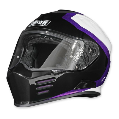 #ad Simpson Ghost Bandit Motorcycle Helmet US Royal XS Full Face Clear Shield $614.95