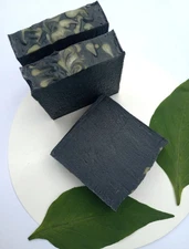 Actiated Charcoal Soap Bar for Acne and Oil Skin,Natural Black Soap for Face and