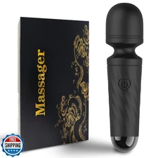 Gsttoomeep Rechargeable Mini Personal Massager with 10 Quiet Vibr