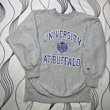Vintage 90s Champion Reverse Weave University at Buffalo Crewneck Sweatshirt