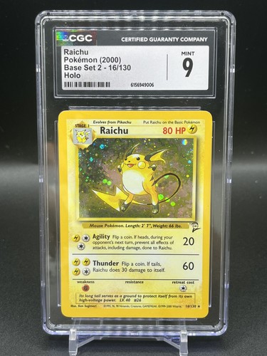 Raichu graded CGC 9 for sale on eBay