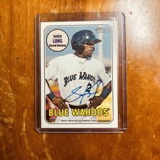 2018 Topps Heritage Minor League Edition - Real One Autographs #ROA-SL Shed Long
