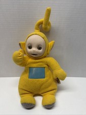 Vintage Toys R Us Teletubbies Laa Laa Yellow Plush He Talks Tested Works 14 in.