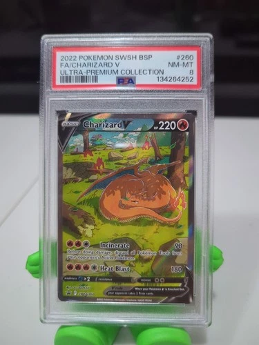 2022  SWSH BSP #260 FA/CHARIZARD V NM-MT ULTRA-PREMIUM COLLECTION NM-MT PSA 8
