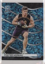 2019 Panini Spectra Rookies Neon Blue Prizm 38/60 Foster Moreau #198 1u6