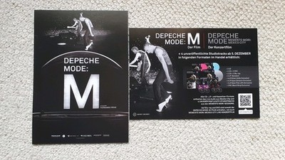 Depeche Mode  M Promo  Flyer Memento Mori Mexico City DIN A5