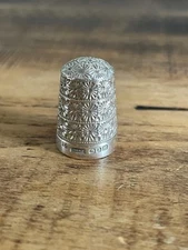 STERLING SILVER THIMBLE Birmingham 1899