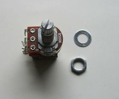  E-Gitarre Push Pull Pots Gitarrensteuerung Lineares Potentiometer B500K