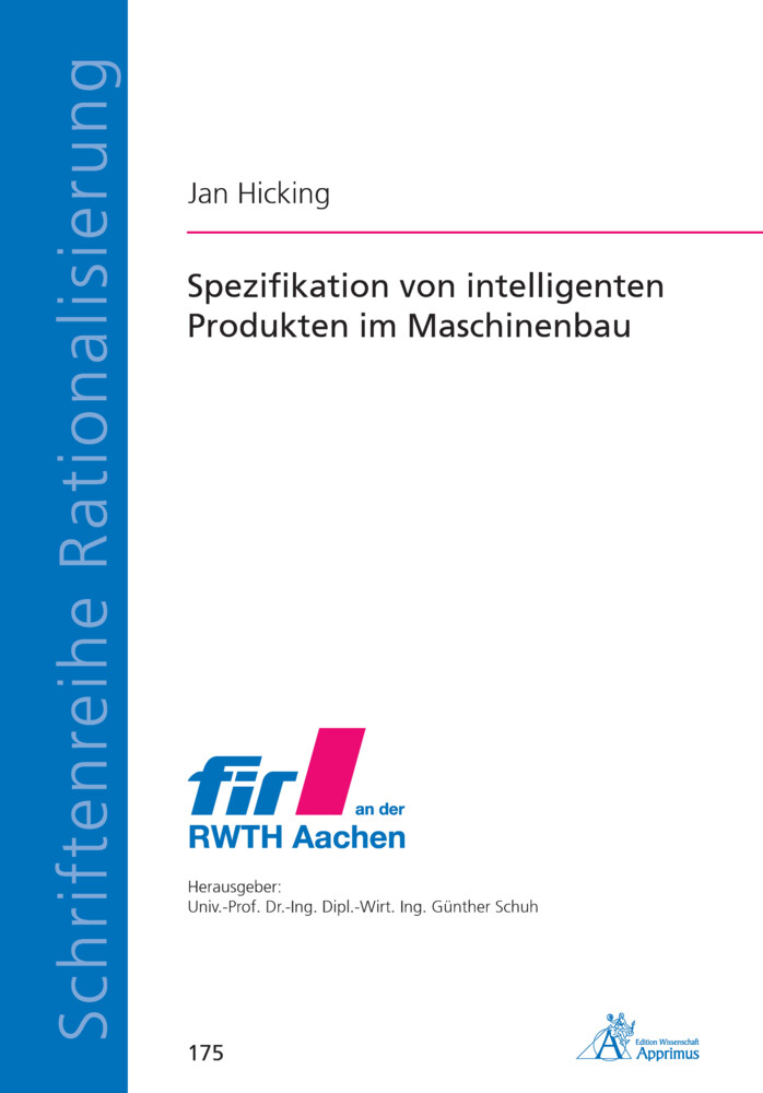 Spezifikation Von Intelligenten Produkten Maschinenbau Jan Hicking