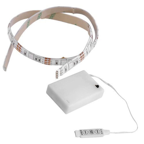 4.5V Battery Operated 50CM RGB LED Strip Light Waterproof Craft Hobby Light AL - Picture 8 of 12