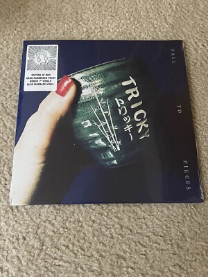 Tricky - Fall To Pieces LP Blue Marble Vinyl + 7  Dinked Edition New /800