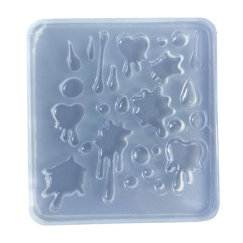 Water Droplet Silicone Mold Epoxy Resin Casting Mold Pendant Jewelry