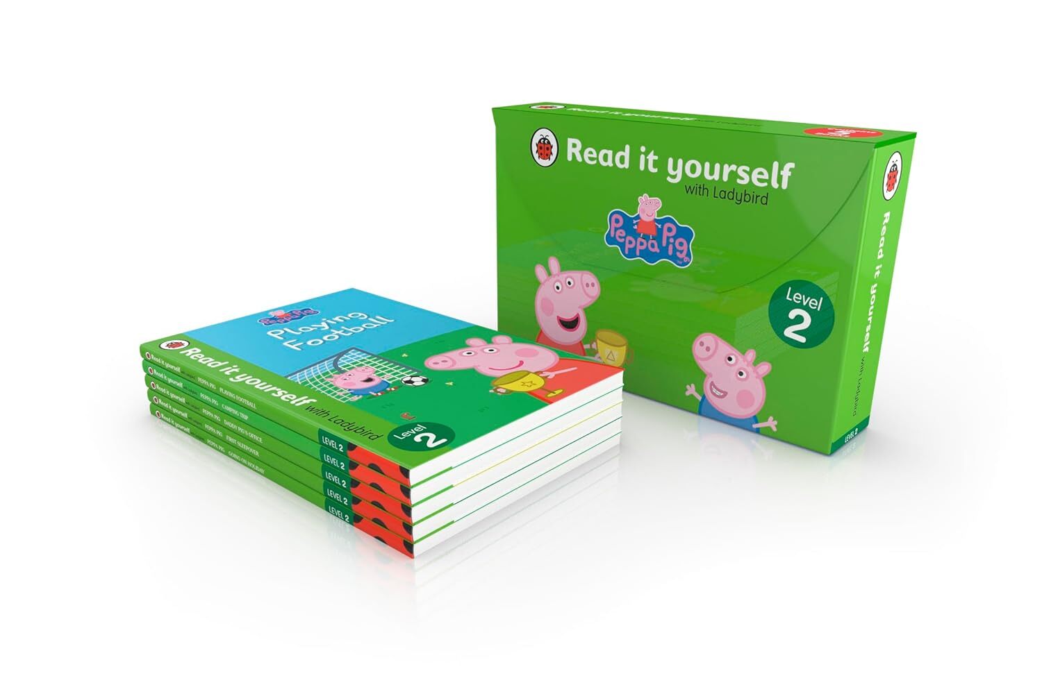 Peppa Pig Read It Yourself Level 2 by Ladybird 5 Books Box Set Collection NEW - Image 4
