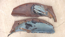 1935 Ford Inner Front Fender Panels Original Smooth Pair Car