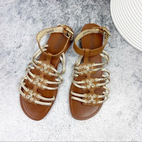 michael kors braided sandals