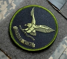 FBI AUTHENTIC SERVARE VITAS "Save Life" HOSTAGE RESCUE TEAM HRT vêlkrö PATCH OD