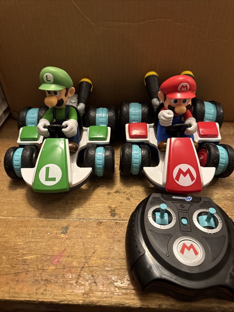 Mario/Luigi Kart 8 Anti Gravity RC Racer Cars Nintendo 2016 JAKKS-1 Remote-Desc