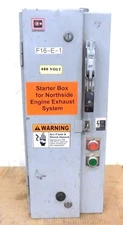 CUTLER HAMMER COMBINATION MOTOR CONTROLLER ECN1611CAA, 480 V, NEMA SIZE 1
