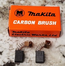 OEM MAKITA CB57 / CB75 CARBON BRUSH SET 181029-6 PART NO 643057-4