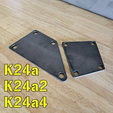 K24 RWD Motor Mount Plates - Fits K24a, K24a2, K24a4 - Bolts and spacer material