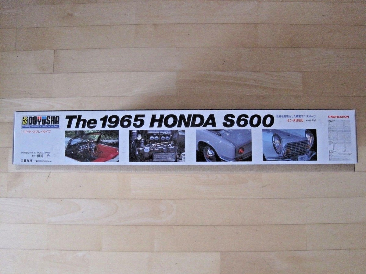 HONDA S600 1965 DOYUSHA scale 1:12 MINT RARE