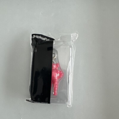 KAWS originalfake Red (pink) Chum Keychain Figure 2009 (Companion) Unopened Mint