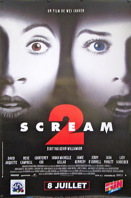 SCREAM 2 ORIGINAL FRENCH MOVIE POSTER 69