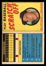 1970 Topps Scratch-Offs Baseball #22 Mel Stottlemyre VG/EX
