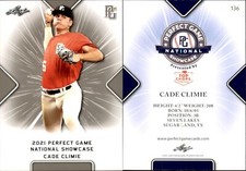 CADE CLIMIE 2021 LEAF PERFECT GAME 