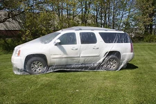 Plastic car boat cover  - large size-  indoor storage - fitted design WFCC-LARGE