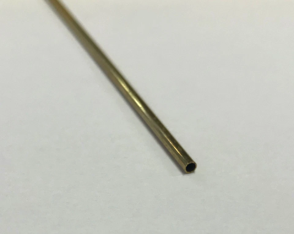 K&S 2mm Brass K & S Tubing 300mm long THIN WALL