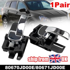 Pair Car Left Right Front Rear Inner Door Handle For Nissan Qashqai J10 07~13