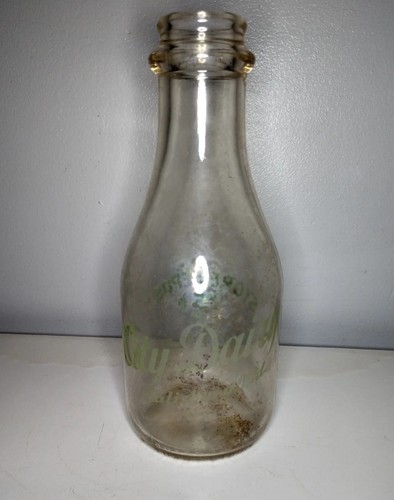 Vintage City Dairy Salisbury Md Quart Milk Bottle - Store Deposit Variant