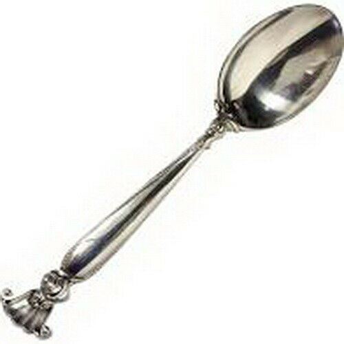 Vintage Wallace Romance of the Sea Sterling Silver .925 Serving Spoon No Mono - Picture 1 of 1