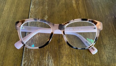 Emporio Armani Havana Pink Eyewear Glasses 52mm Cat Eye Pink  display picture 1