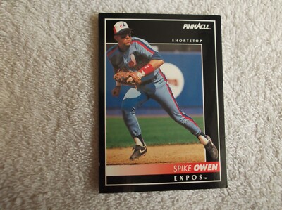 Score Pinnacle 1992 / MLB ''SPIKE OWEN'' #234 Montreal Expos Trading Card