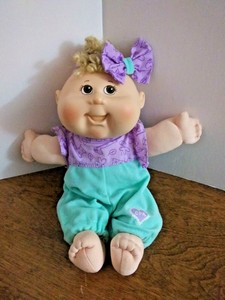 Cabbage Patch Kid Play Along 2004 Oaa Xavier Roberts Blonde Curly